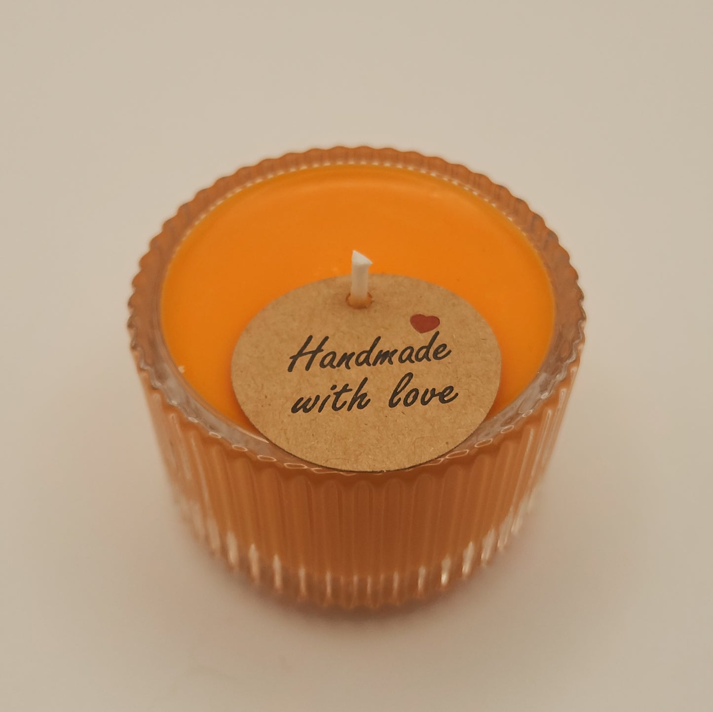 Sojavahast (lõhna)teeküünlad klaasist vormis