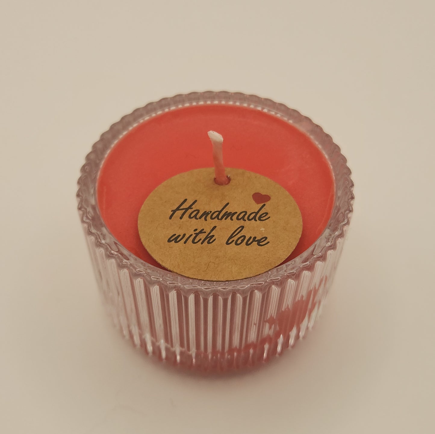 Sojavahast (lõhna)teeküünlad klaasist vormis