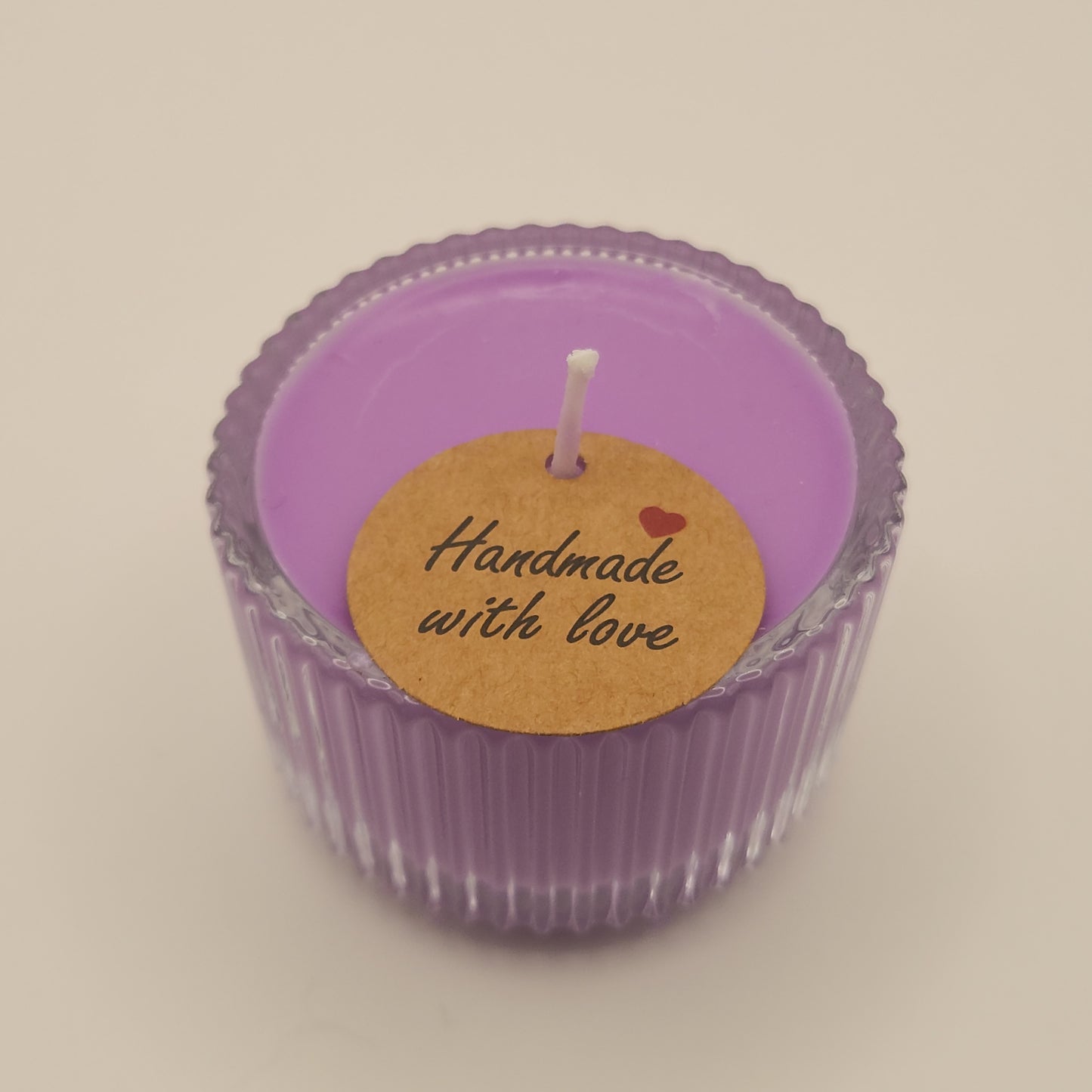 Sojavahast (lõhna)teeküünlad klaasist vormis