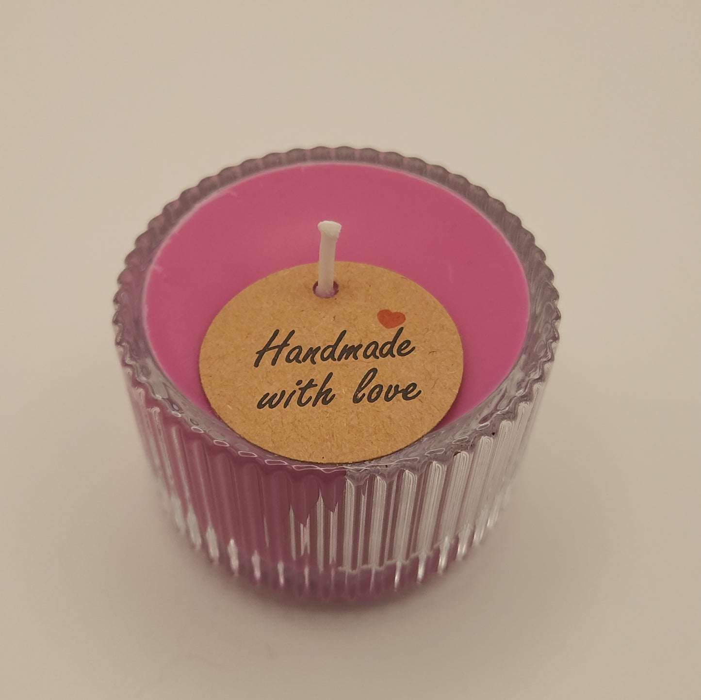 Sojavahast (lõhna)teeküünlad klaasist vormis