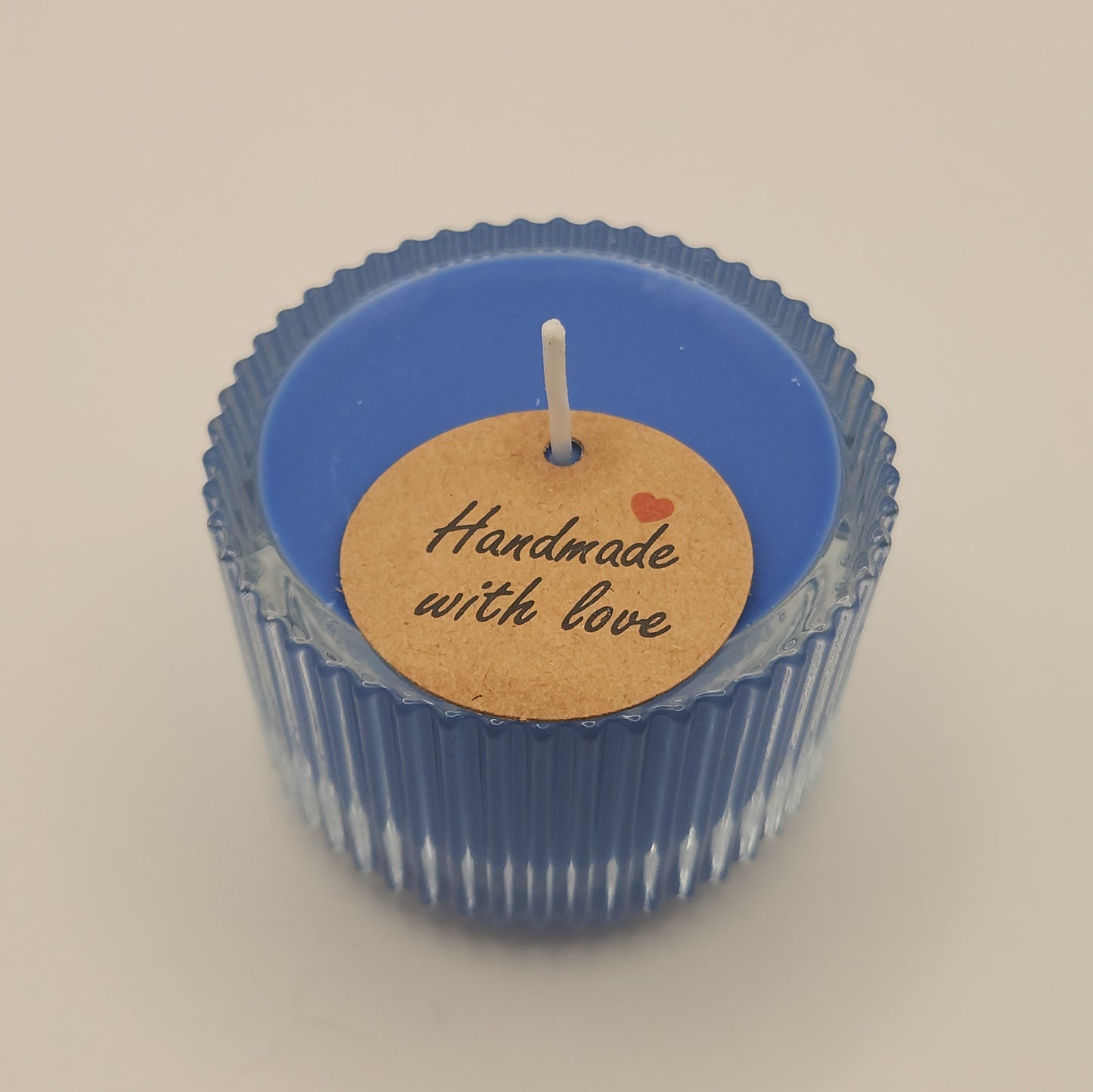 Sojavahast (lõhna)teeküünlad klaasist vormis