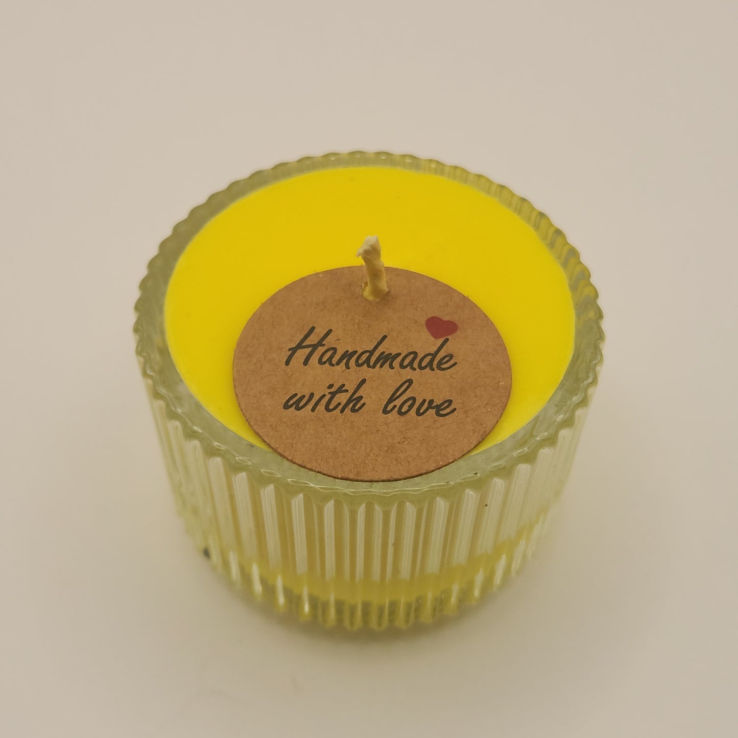 Sojavahast (lõhna)teeküünlad klaasist vormis